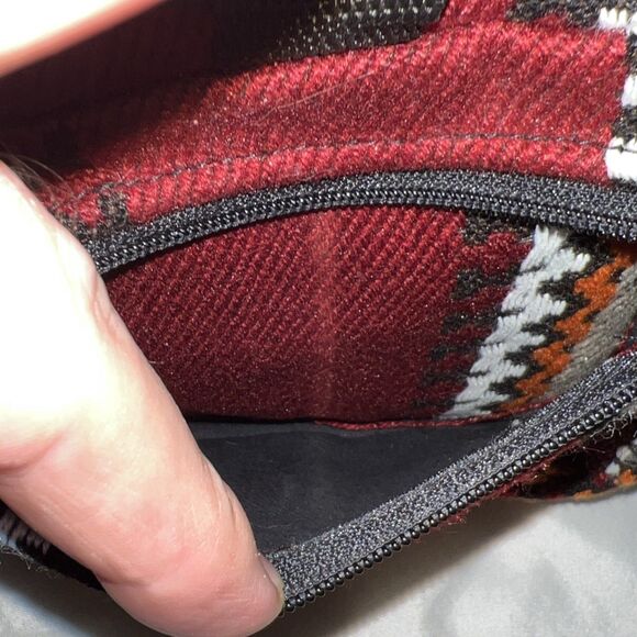 LUCAS Southwest Blanket Small Backpack Woven Red Orange Embroidered KEELA - Picture 12 of 12